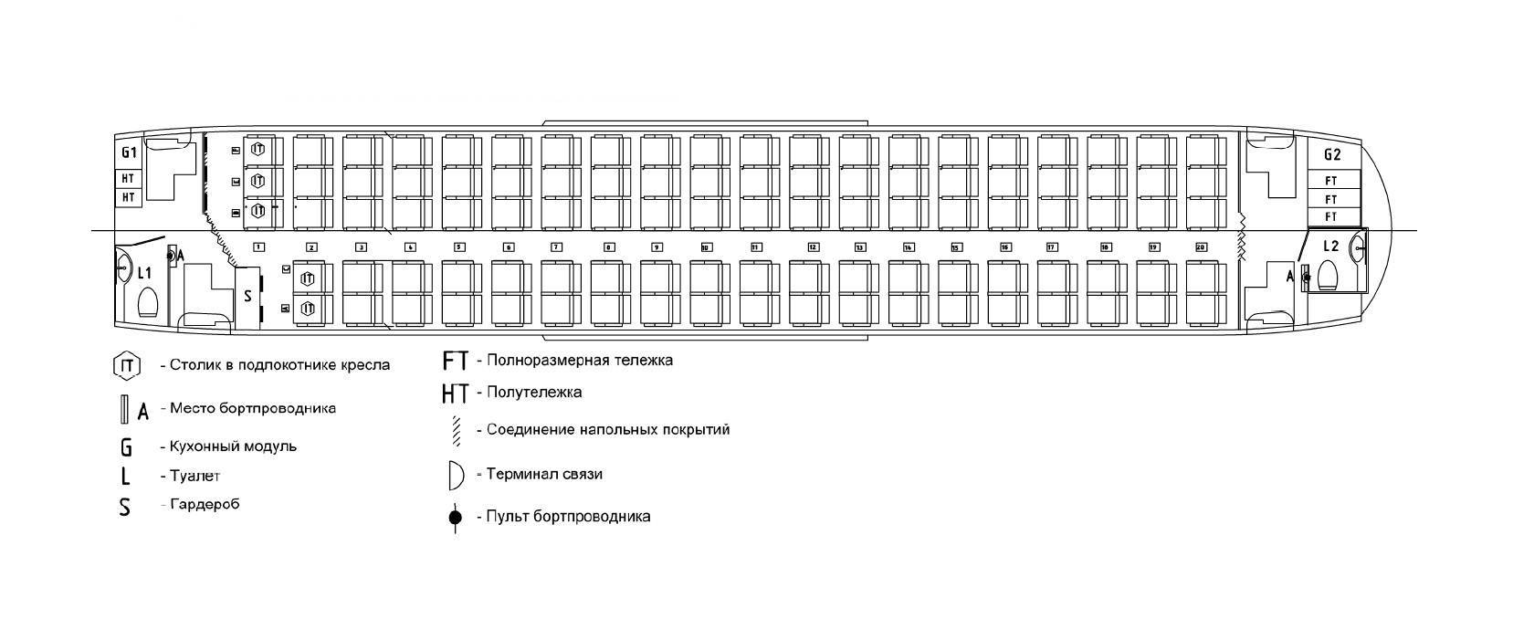 Лучшие места и схема салона ssj суперджет-100 “аэрофлота”