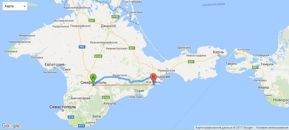 Коктебель -как добраться до крымского курорта: обзор +видео