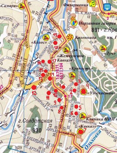 Прогулка в кисловодском парке: маршруты, карта, фото