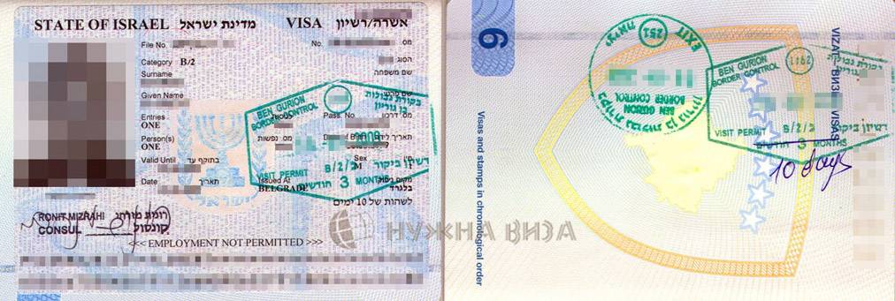 Нужна ли виза в израиль в 2023 для граждан стран снг