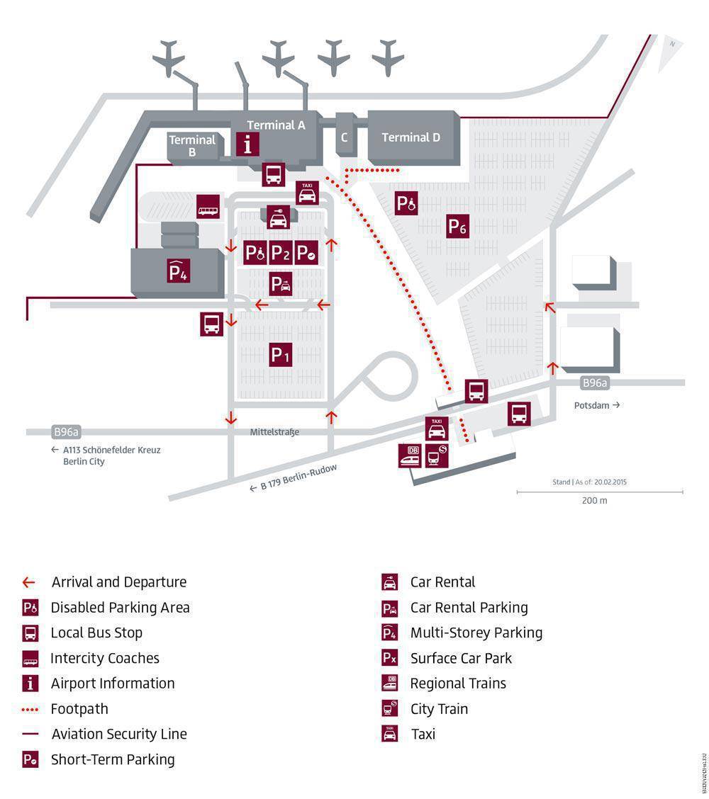 Схема аэропорта бранденбург берлин