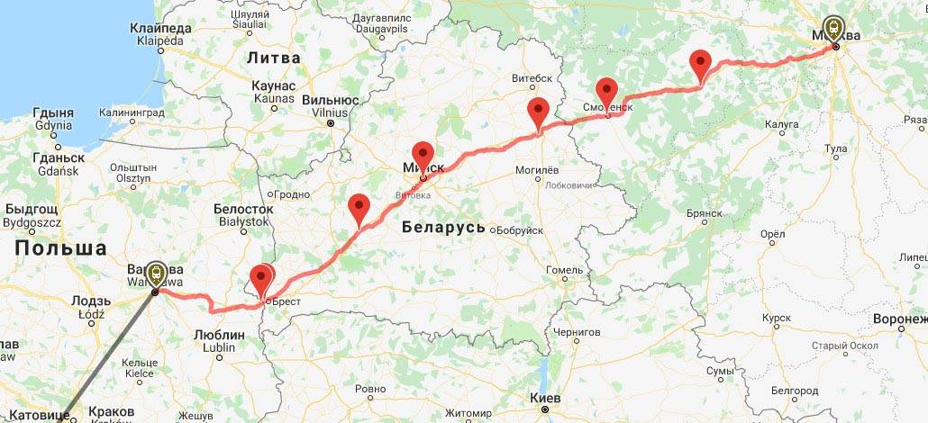 Как доехать до польши – в варшаву на поезде, машине или автобусе
