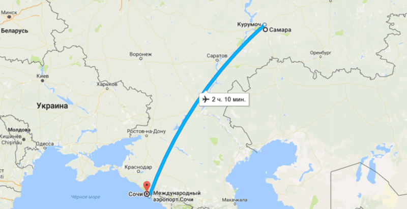 Билеты на самолет из Нижнего Новгорода в Сочи без пересадки