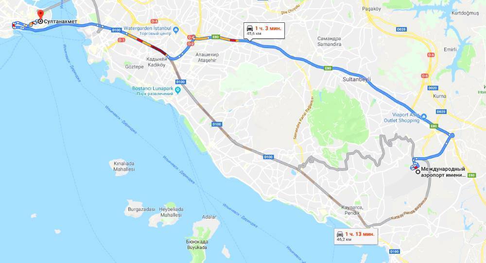 Как добраться из сабиха гекчен до аэропорта стамбула: карта, остановки, где выйти