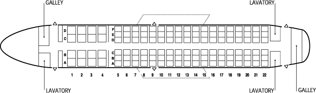 Аэробус 319 схема мест в самолете