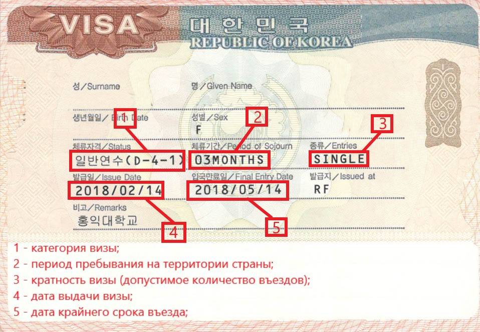 Виза в южную корею: нужна ли для россиян, виды рабочих и других корейских виз (f4, h2, g1)