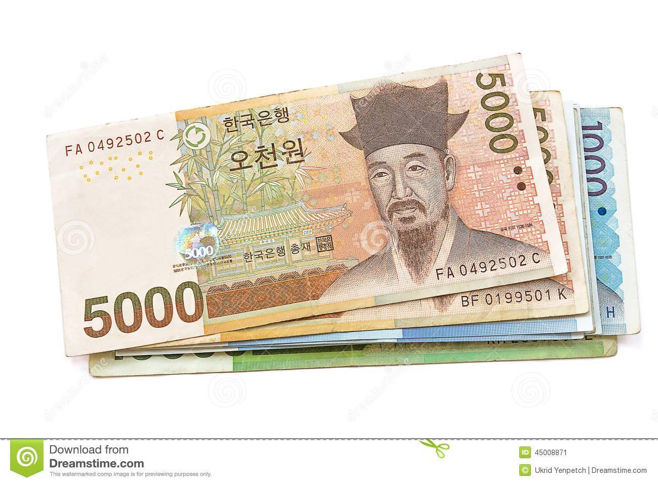 Корейская денежная единица, какие деньги в корее?