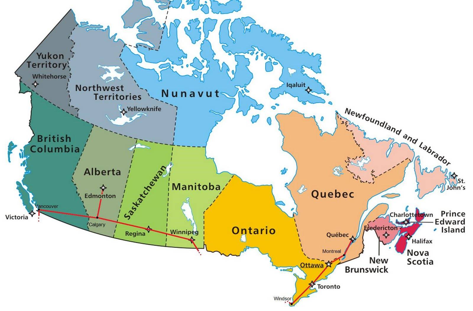 Штаты Канады на карте. Провинции Канады. Canada Map Provinces. Территориальная структура хозяйства Канады.