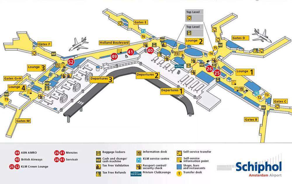 Аэропорт амстердама схипхол (ams) — табло, схема, как добраться 2022