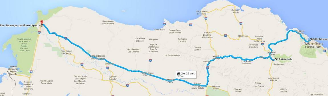 Самостоятельное путешествие в доминикану