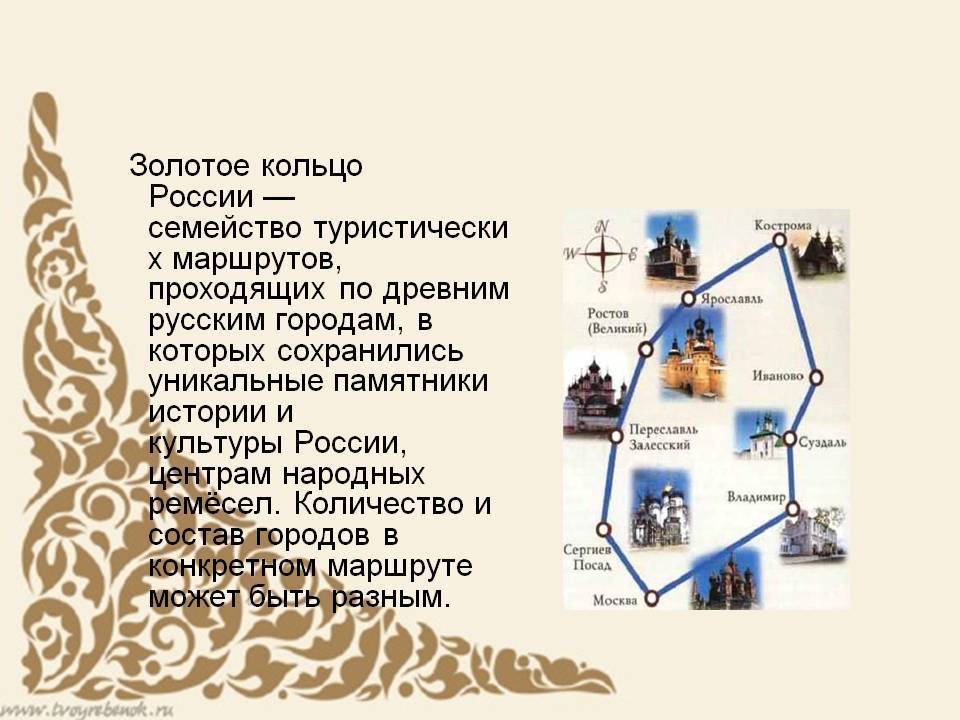 Золотое кольцо россии: города, достопримечательности