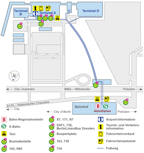 Аэропорты берлина: как добраться, маршруты, информация