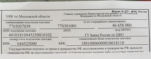 Как заплатить госпошлину за гражданство рф в 2023 году