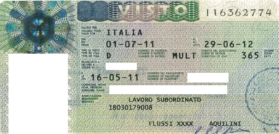 Рабочая виза в италию - право на участие, требования и подача заявления - рабочая учебная виза