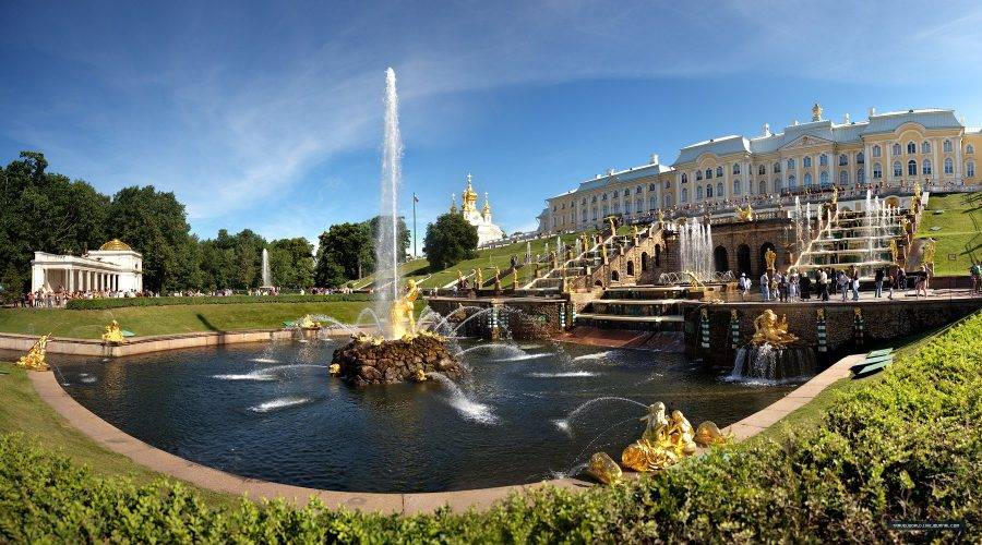 Основные достопримечательности петергофа