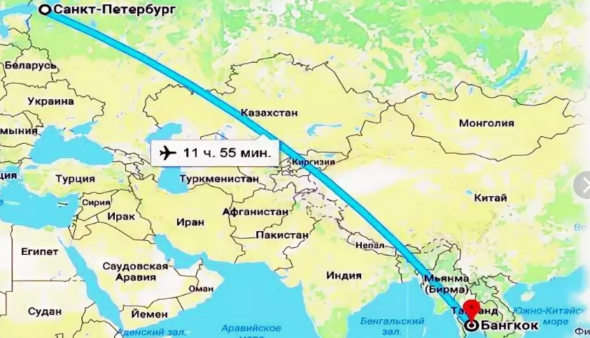 Сколько лететь до японии из москвы и других городов