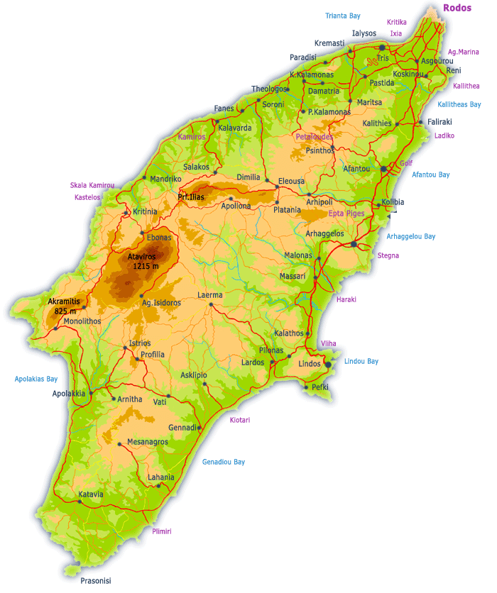 Остров родос аэропорты на карте. аэропорты родоса