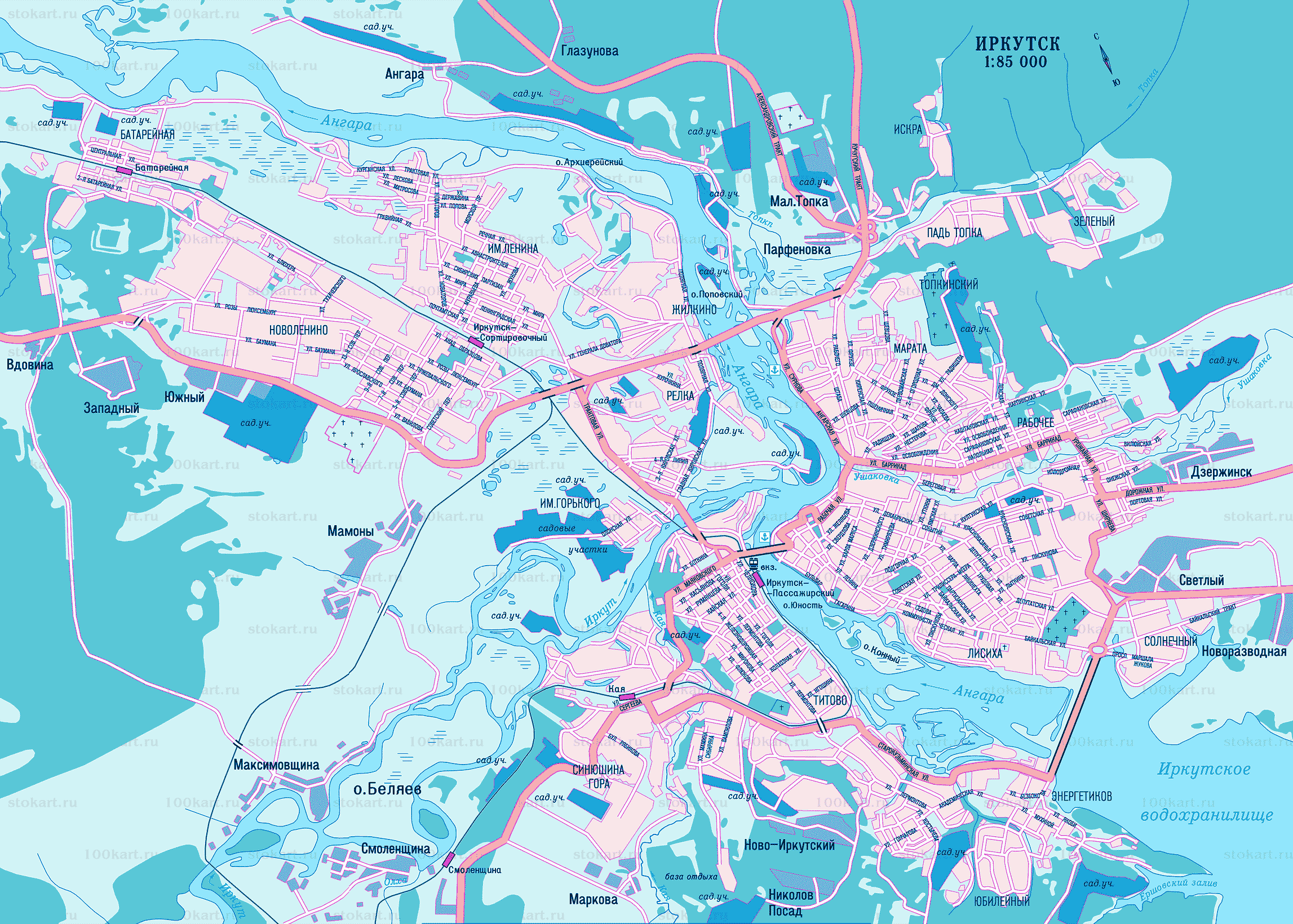 Карта Иркутска с районами города. Карта Иркутска с улицами Октябрьский район Иркутска.