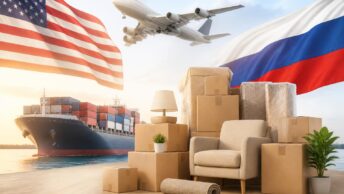 Перевозка личных вещей из США в Россию