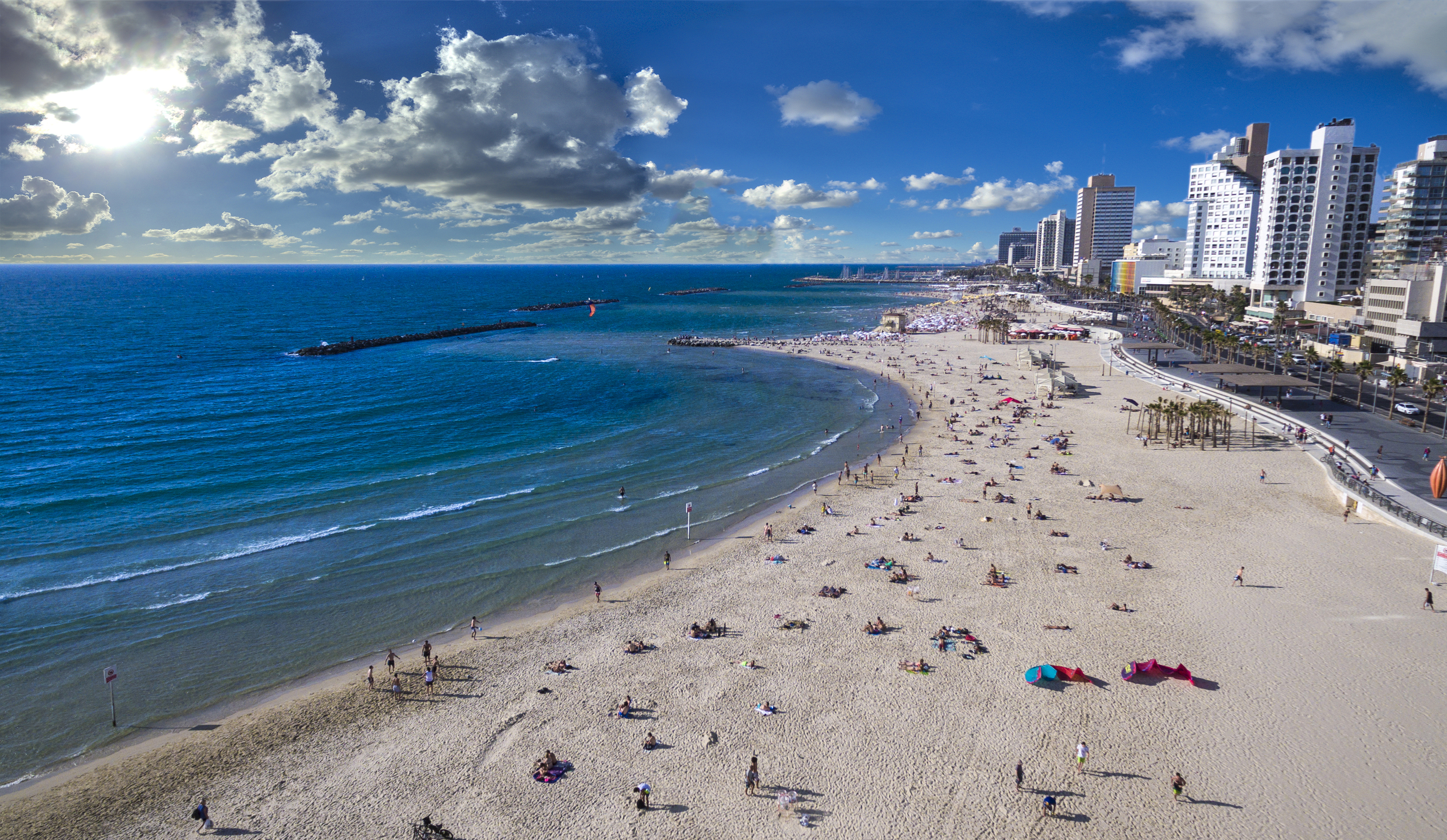 Пляжи тель-авива – куда отправится купаться и загорать