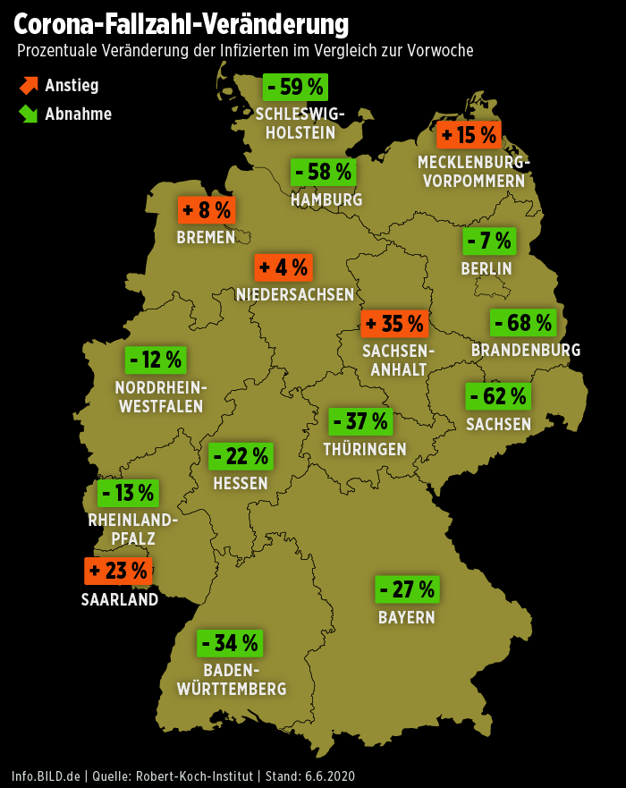 Распространение коронавируса в Германии