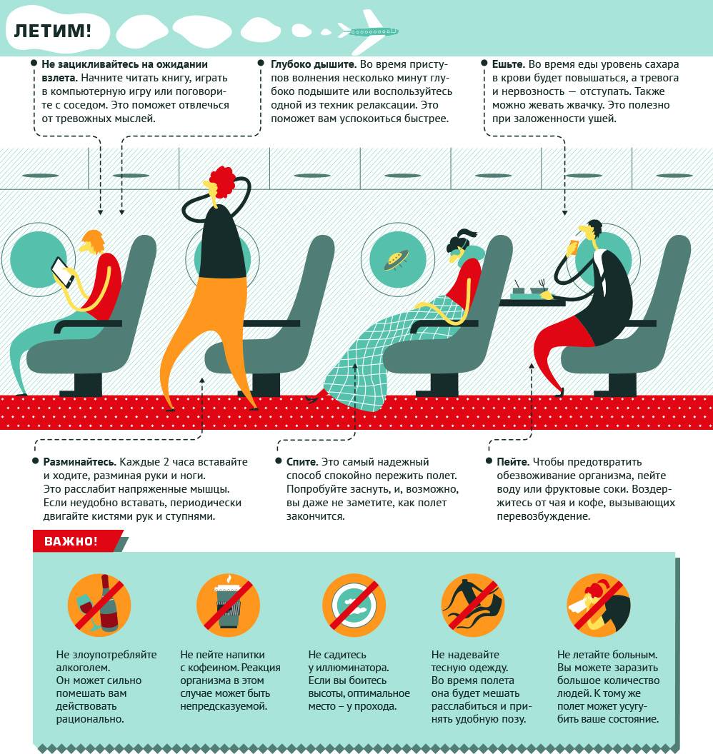 Как вести себя на борту самолёта