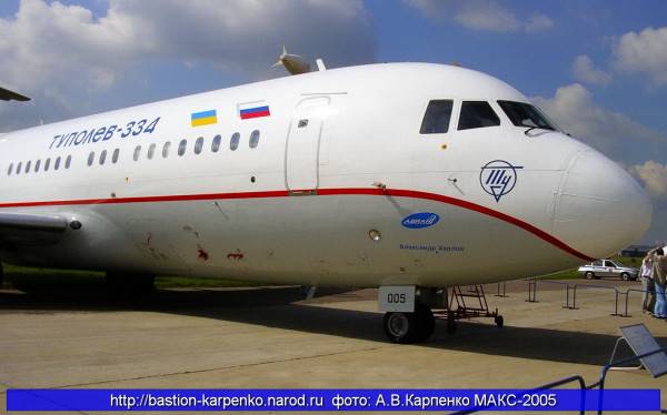Самолет ту-334: фото, последние новости