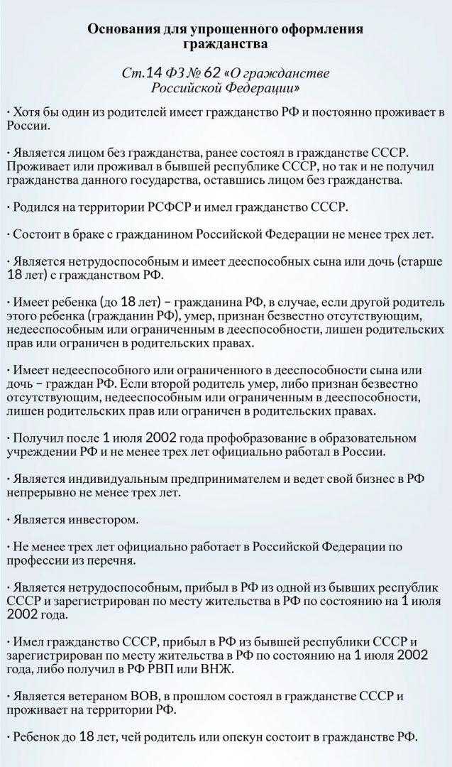 Как получить гражданство рф белорусам в 2020 году