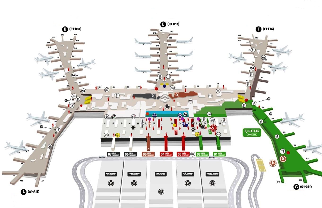 Аэропорт стамбула 2020 (новый аэропорт): онлайн табло вылета и прилета, схема, дьюти фри