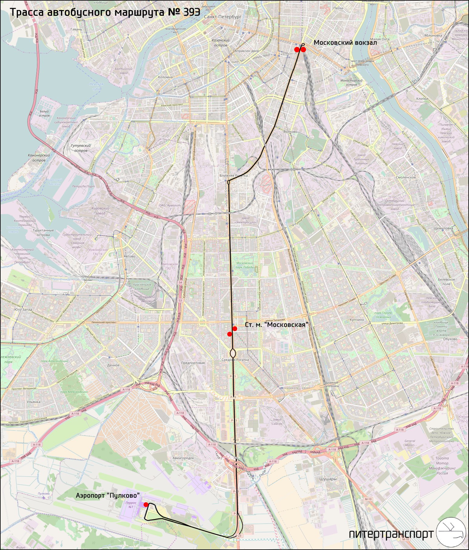 Петербург карта московский вокзал