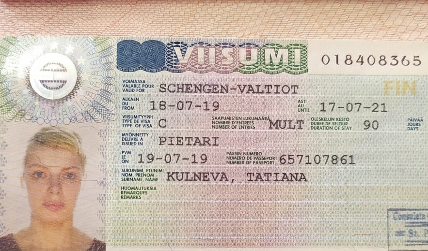 На визу в финляндию