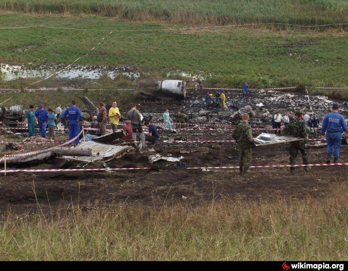 Катастрофа ту-154 под донецком