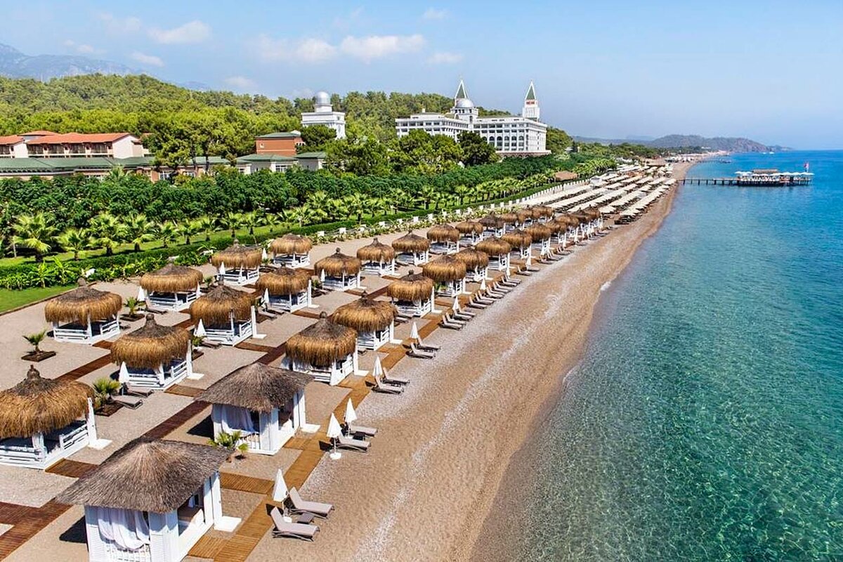 Лучшие песчаные пляжи Турции с отелями 5 звезд