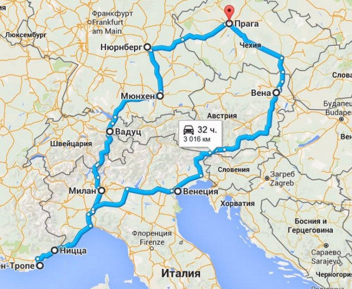 Пять проверенных маршрутов для первой поездки в италию