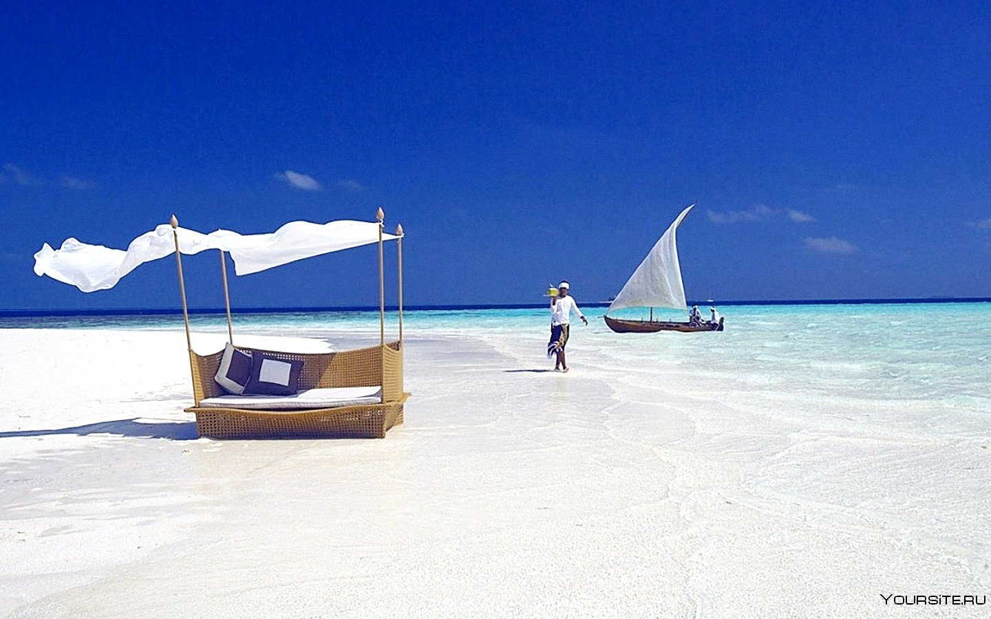 Sandbank Мальдивы