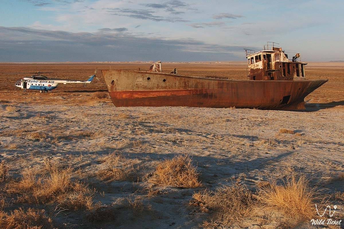 Какое было аральское море до высыхания