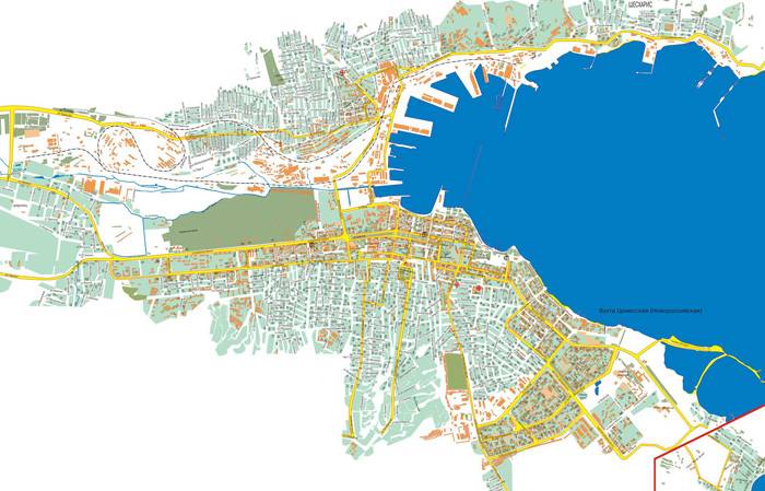 Карта новороссийска с улицами и домами подробно как добраться