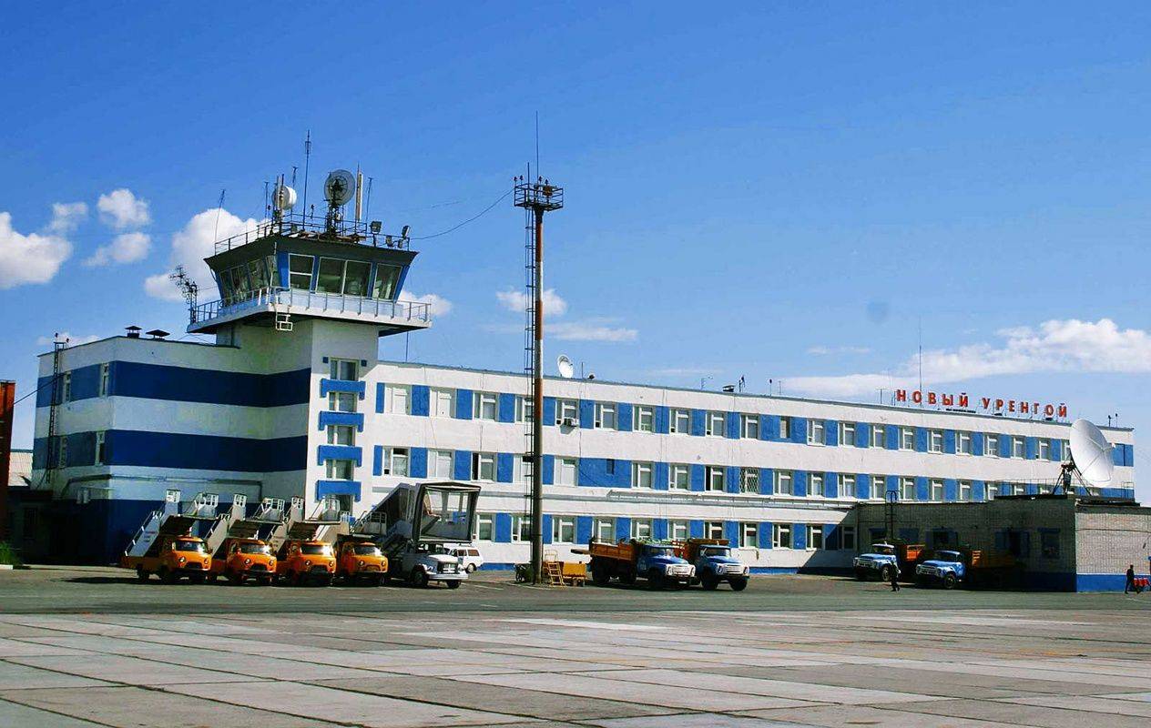 Международный аэропорт Новый Уренгой в Ямало-Ненецком автономном округе России