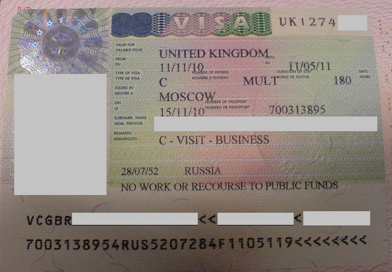 Рабочая виза в англию для россиян