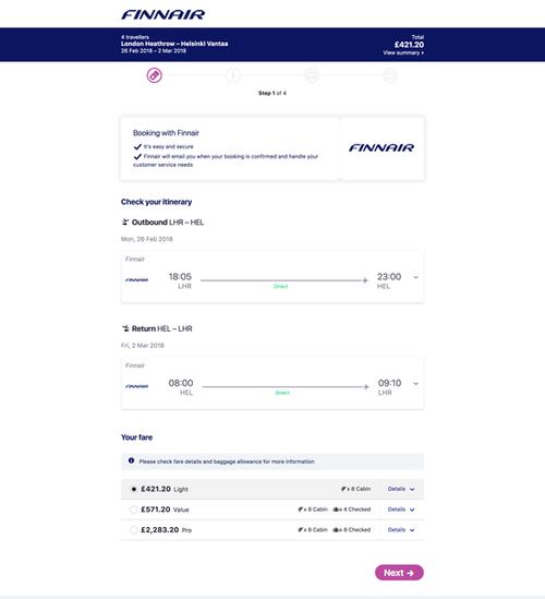 Finnair - отзывы пассажиров 2017-2018 про авиакомпанию финнэйр