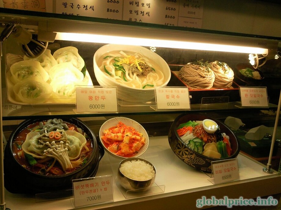 Цены в южной корее на еду, транспорт и развлечения