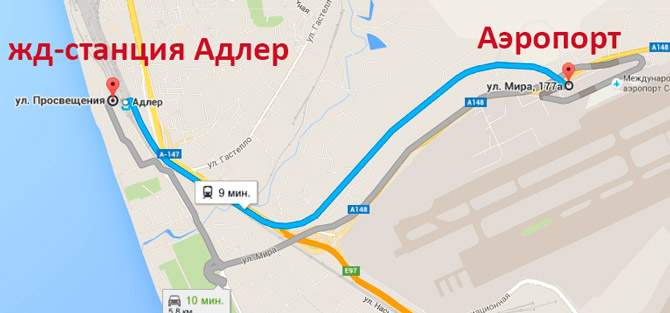 Как добраться в гагры из аэропорта сочи-адлер: такси, автобус или поезд до абхазии