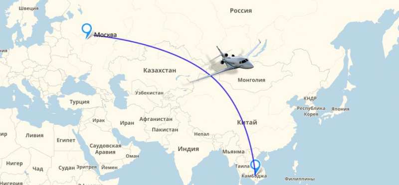 Сколько лететь до вьетнама из тюмени на самолете прямым рейсом