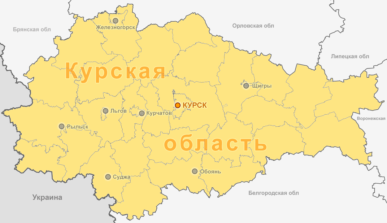 Карта города железногорск курская