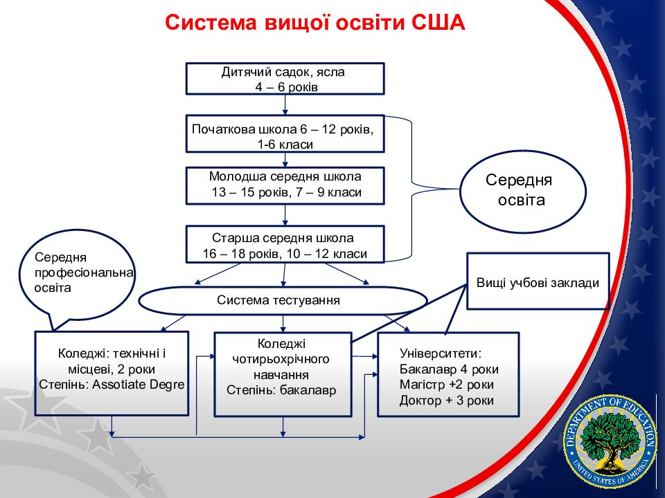 Выссшее образование в сша - структура и особенности | america study