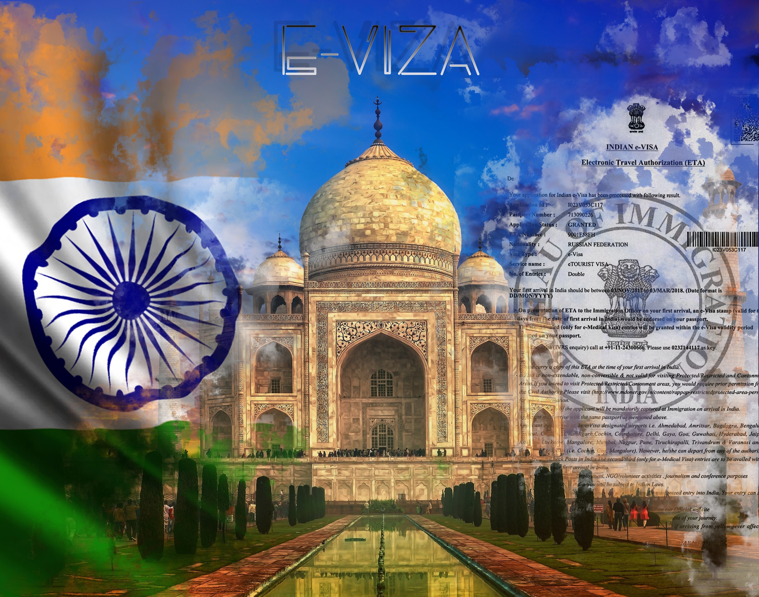 Электронная виза в индию для россиян в 2023 году - инструкция