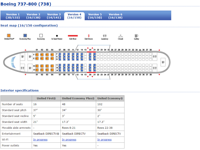 Схема салона boeing 737 800 turkish airlines