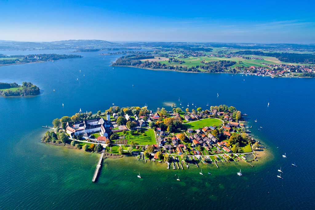 Озеро кимзее (chiemsee). 1. озеро, дворец людвига - travelalone
