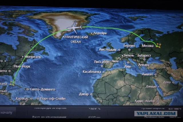 Сколько лететь на Кубу из Москвы