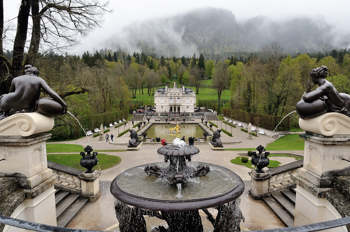 Замок линдерхоф (sсhloss linderhof) - замки германии
